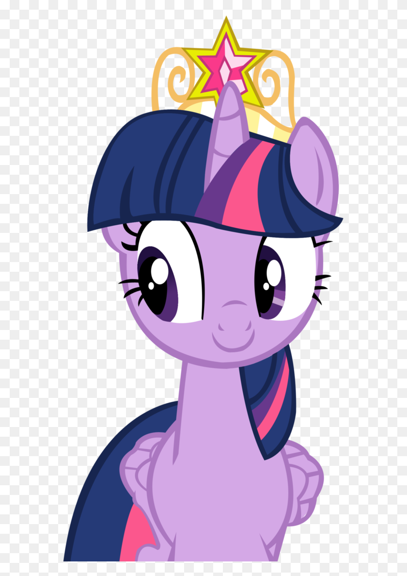 581x1127 Violet Clipart Twilight Sparkle Pony Winged Unicorn Friendship Is - My Little Pony Clip Art Free