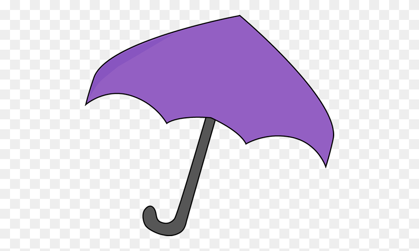 500x445 Violet Clipart Umbrella - Free Thursday Clipart