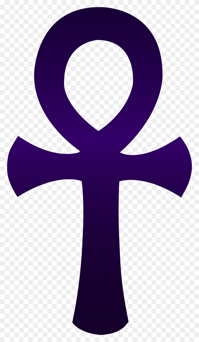 4610x8162 Фиолетовые Египетские Символы Вдохновения Анкх, Анк - Анк Png