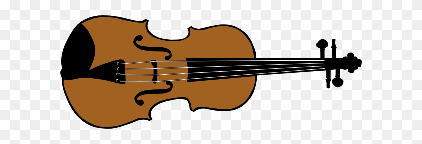 600x227 Violin - Violin Clipart