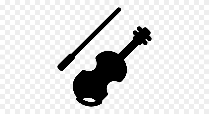 400x400 Violin And Bow Free Vectors, Logos, Icons And Photos Downloads - Violin Bow Clipart