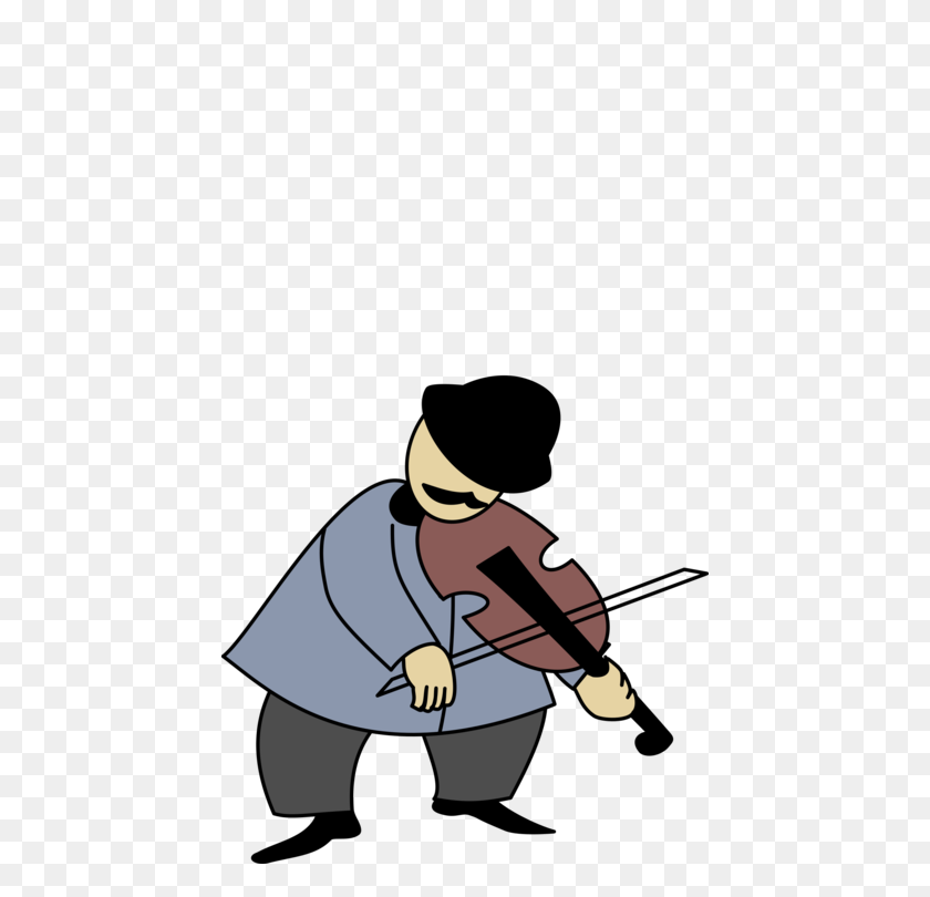 440x750 Violin Fiddler On The Roof Music Cartoon - Violin Clipart