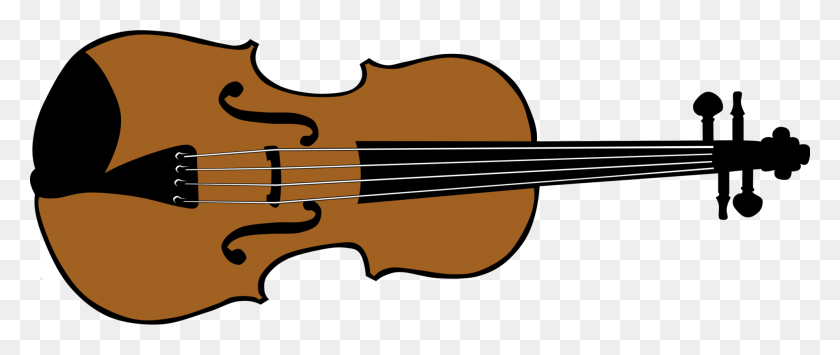 1980x750 Violin Music Fiddle Art Bow - Upright Bass Clip Art