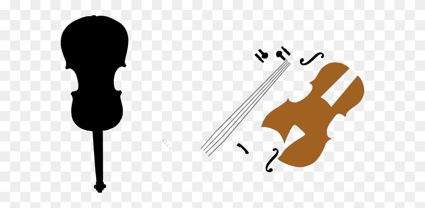 600x352 Partes De Violín Plooter Clipart - Violin Clipart