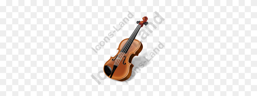 256x256 Violn, Pngico Icons - Violin PNG