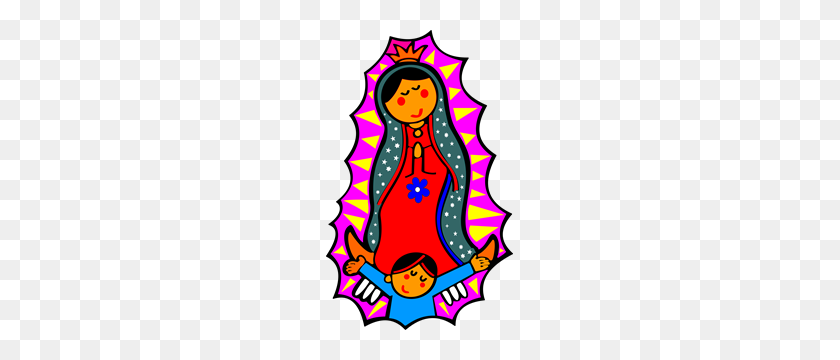 Virgen De Guadalupe Logo Vector - Virgen De Guadalupe Clipart - FlyClipart