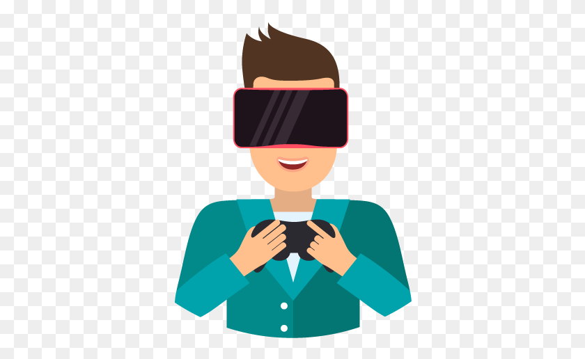 343x456 Virtual Reality Game Development Company Uk, London Hire Vr Game - Vr Clipart