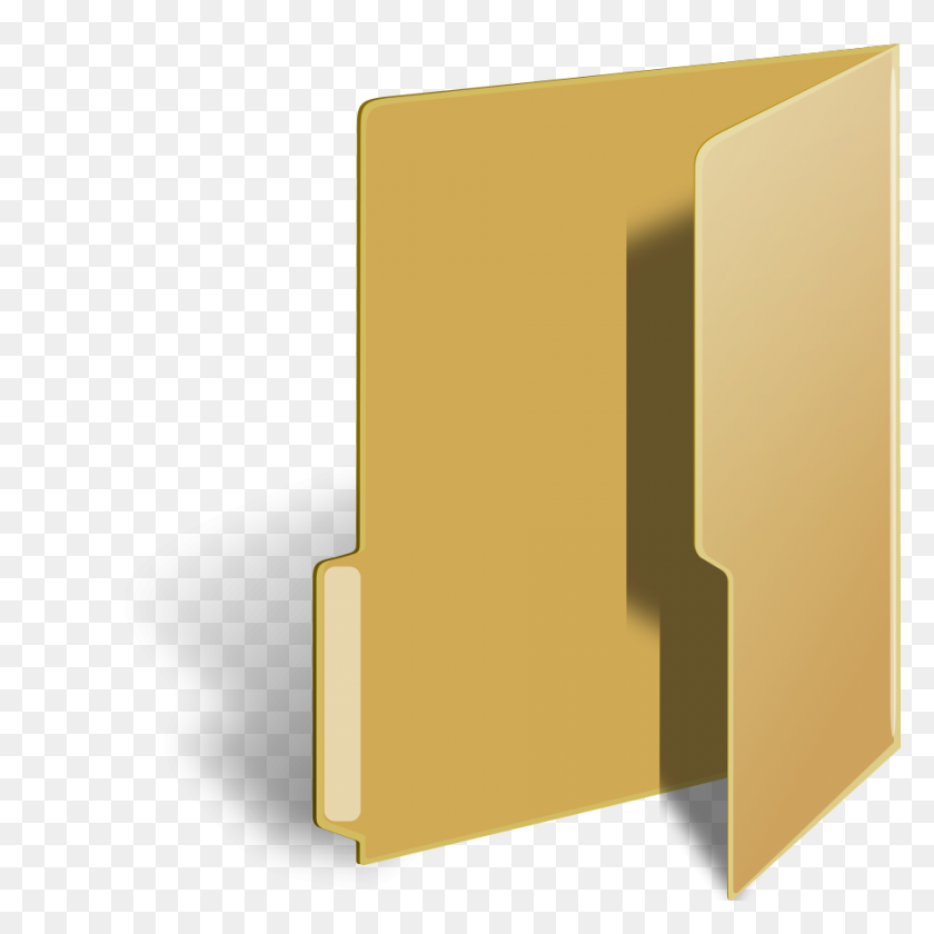 900x900 Vista Style Folder Png Large Size - File Folder Clip Art