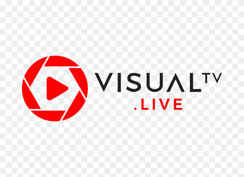 4962x3508 Логотип Visualtv Live Горизонтальный Транспаран - Живой Png