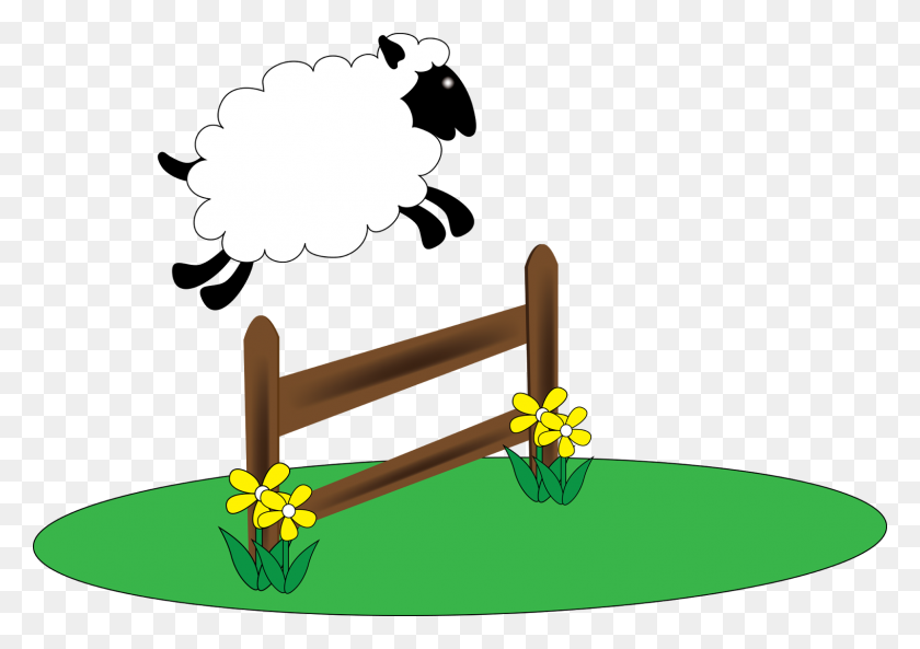 1600x1094 Vital Imagery Blog Illustrations For The Insomniac - Counting Sheep Clipart