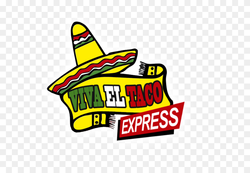 544x520 Viva El Taco Express - Clipart De Taco Mexicano