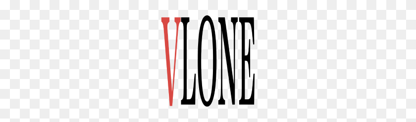 190x187 Vlone Black Lettering - Vlone PNG