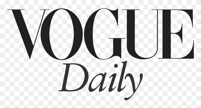 2400x1200 Логотип Vogue Daily Png С Прозрачным Вектором - Логотип Vogue Png
