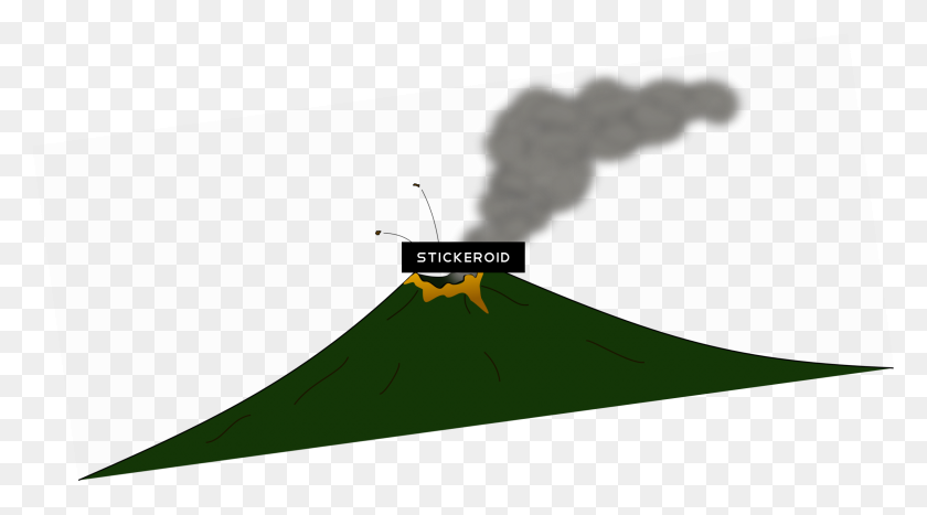 2513x1313 Volcano - Volcano PNG