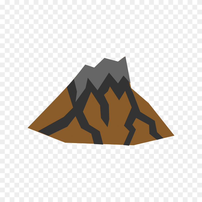 2400x2400 Volcano Clipart Vector Free - Geology Clipart