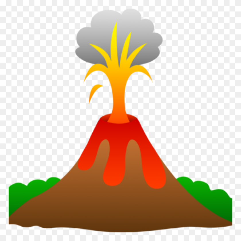 1024x1024 Volcano Clipart Free Free Clipart Download - Volcano Black And White Clipart