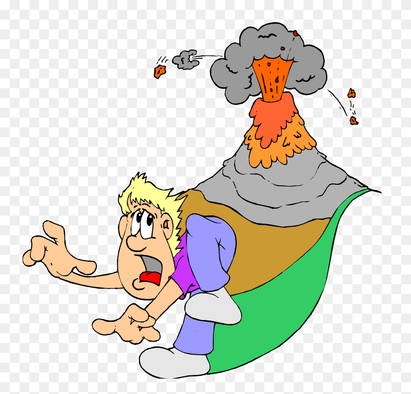 750x744 Volcano Clipart Free Picture - Strong Girl Clipart