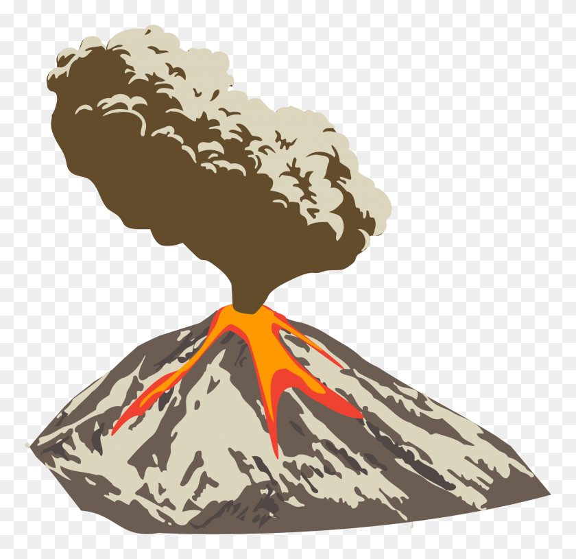 2400x2324 Volcano Clipart Nature - Volcano Clipart
