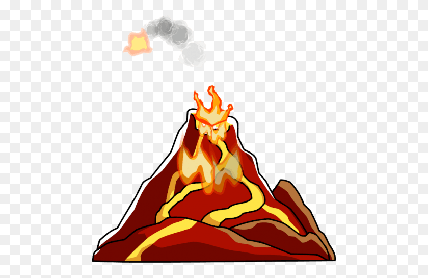 480x485 Volcano Free Download Png - Volcano PNG