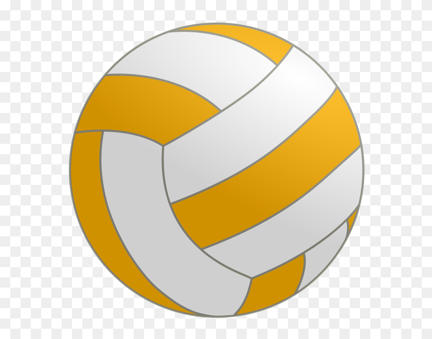 600x600 Volley Ball Clip Art - Soccer Net Clipart