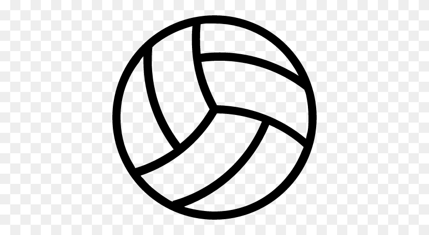 400x400 Volleyball Ball Outline Free Vectors, Logos, Icons And Photos - Volleyball Images Free Clip Art