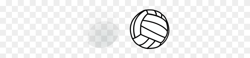 298x135 Volleyball Clip Art - Volley Clipart