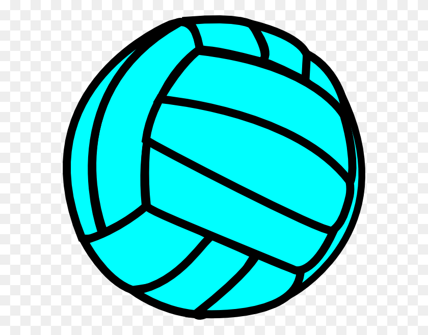594x598 Volleyball Clip Art - Volley Clipart
