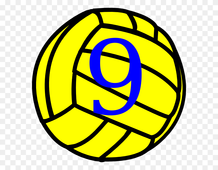594x598 Volleyball Clip Arts Download - Volley Clipart