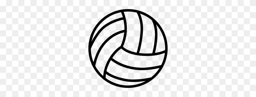 260x260 Volleyball Clipart - Volleyball Player Clipart