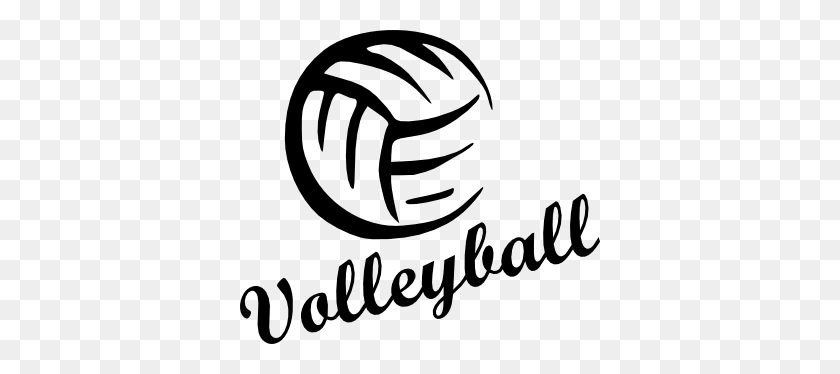 360x314 Volleyball Clipart Group - Volleyball Heart Clipart