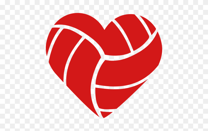 470x470 Идеи Волейбольного Сердца Для Футболок, Чехлов Онлайн На Заказ - Волейбольное Сердце Клипарт