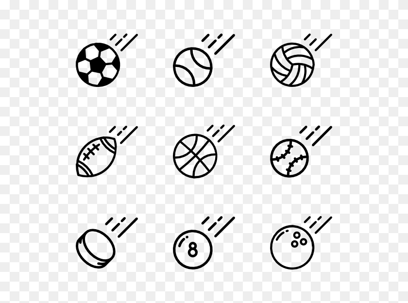 600x564 Volleyball Icons - Sports Balls PNG