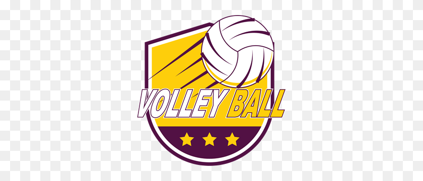 298x300 Volleyball Logo Vector - Volleyball Images Free Clip Art