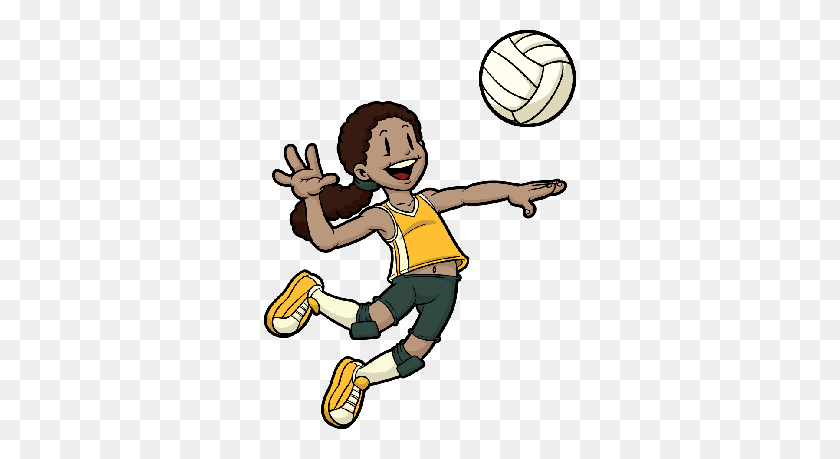 312x399 Volleyball Player Clipart - Volleyball PNG