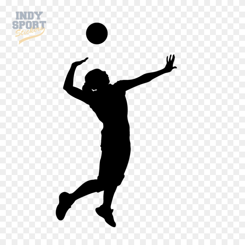 800x800 Volleyball Player Png Png Transparent Images - Volleyball Block Clipart