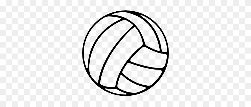 300x300 Volleyball Stickers Volleyball Decals - Volleyball Block Clipart