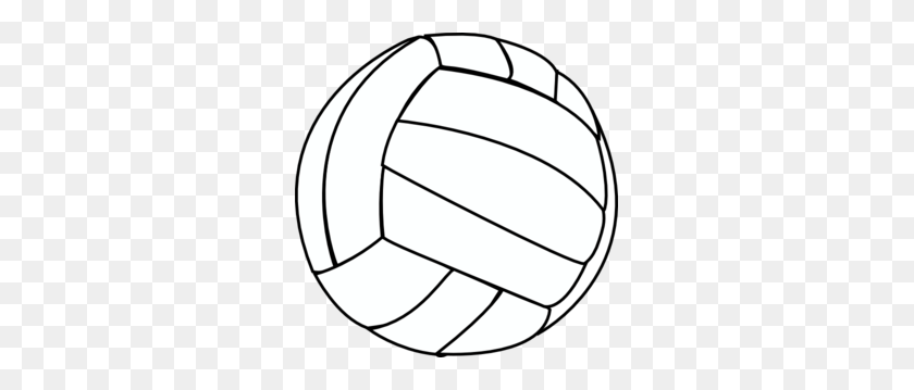 297x299 Volleyball Thin Clip Art - Volleyball Clipart PNG