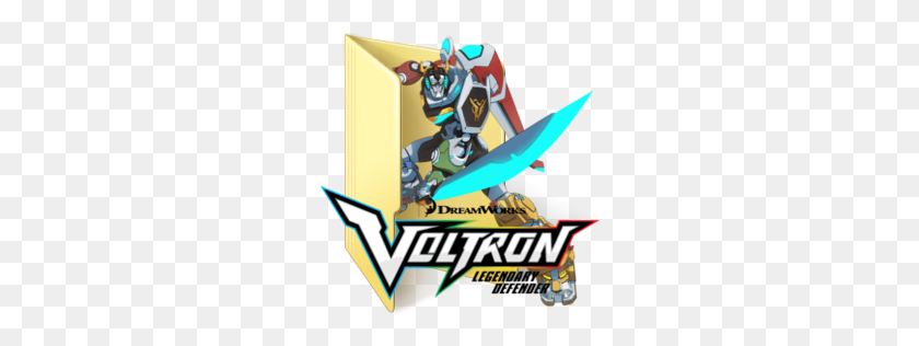 256x256 Voltron Legendary Defender Icono De Carpeta - Voltron Png