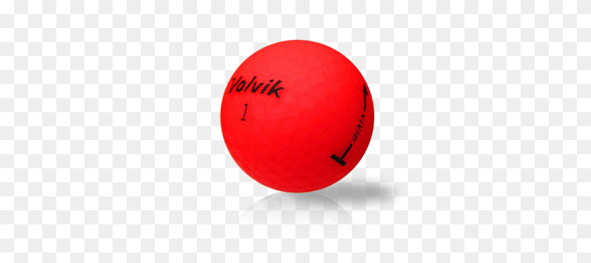315x315 Volvik Vivid Red Used Golf Balls - Red Ball PNG