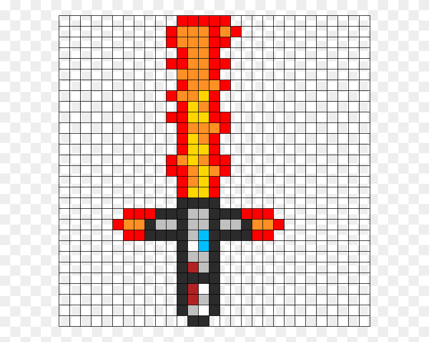 610x610 Vote To Approve Patterns Kandi Patterns - Red Lightsaber PNG