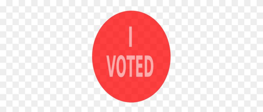 255x297 Voted Clip Art - I Voted Clipart