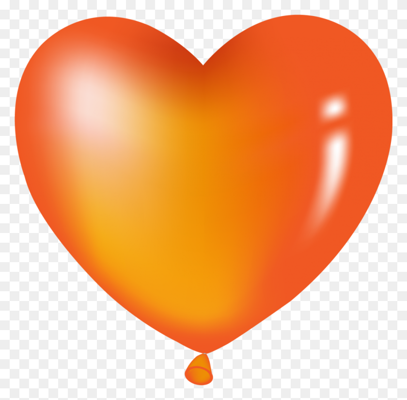 1024x1004 Vozdushnye Shariki Clip Art - Orange Balloon Clipart