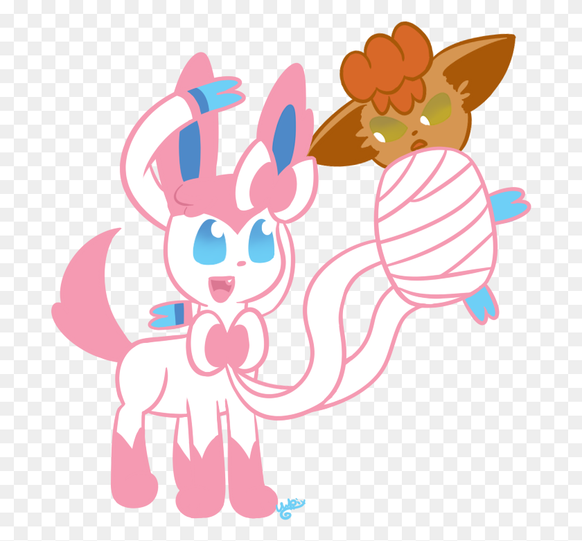 694x721 Vulpix Daily On Twitter Day Favorite Fairy Sylveon - Vulpix PNG