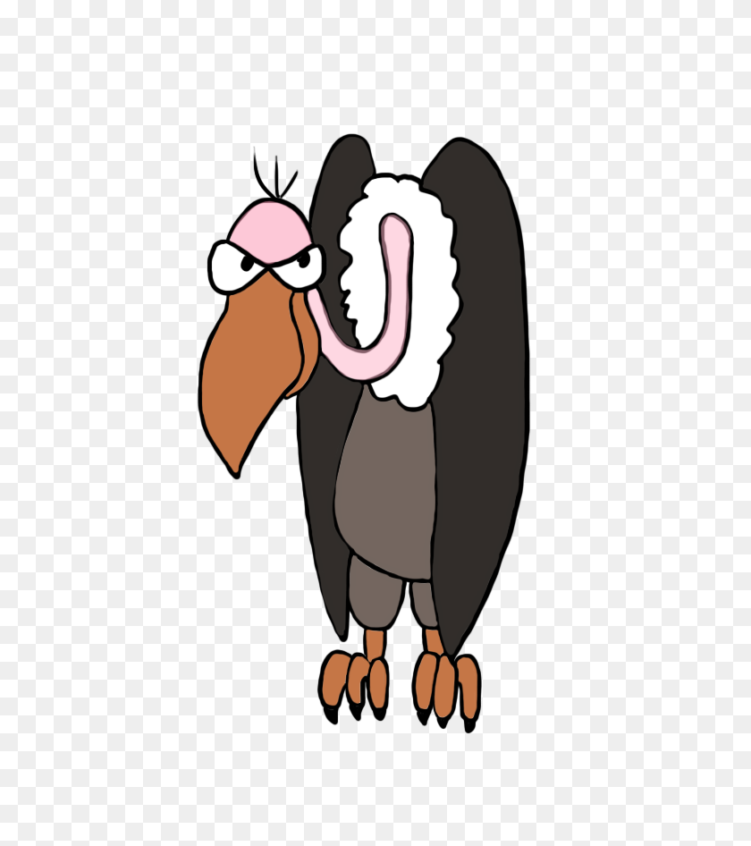 558x886 Vulture Drawing In Color Clipart Art, Clip Art, Drawings - Yak Clipart