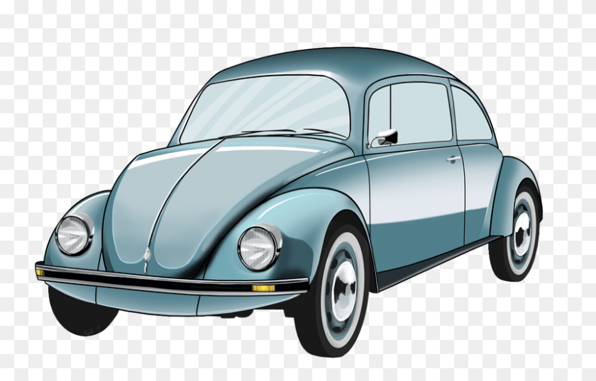800x491 Vw Bug Clipart Fondos De Escritorio - Vintage Car Clipart