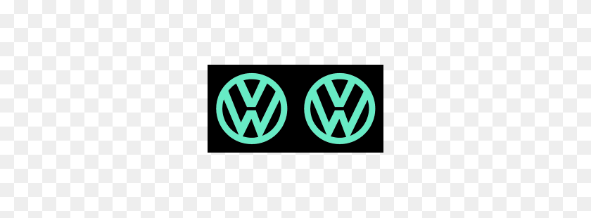 250x250 Vw Logo Glow In The Dark - Volkswagen Logo PNG