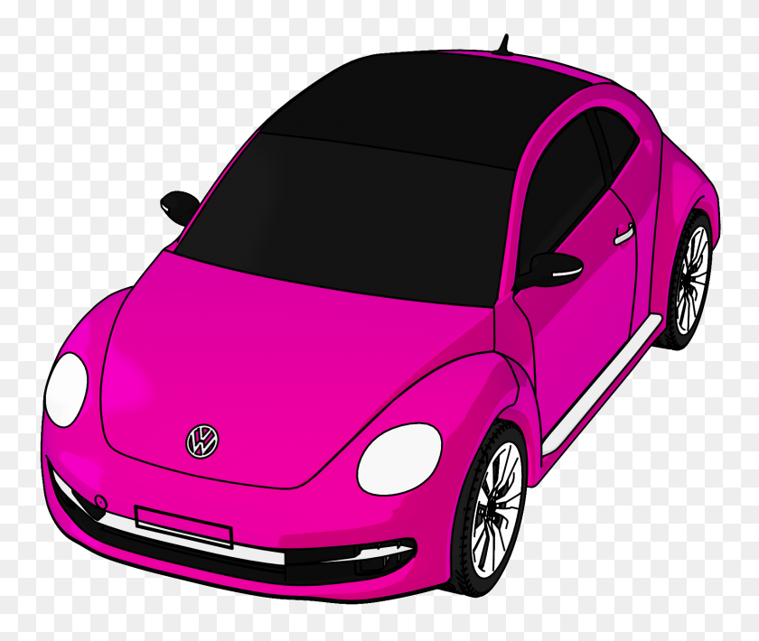 1684x1404 Vw Volkswagen Beetle Perspective View Cartoon Clipart Png - Volkswagen PNG