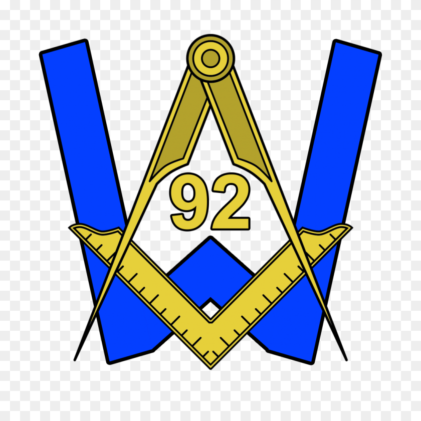 1024x1024 Waco Masonic Lodge - Masonic Compass And Square Clip Art