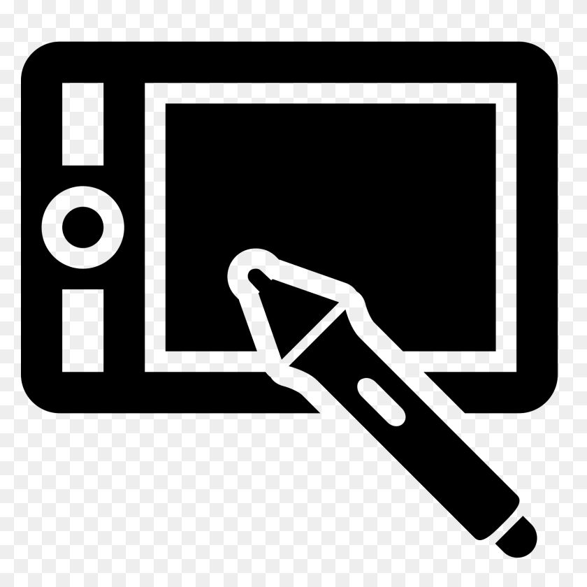 1600x1600 Wacom Tablet Icon - Tablet PNG