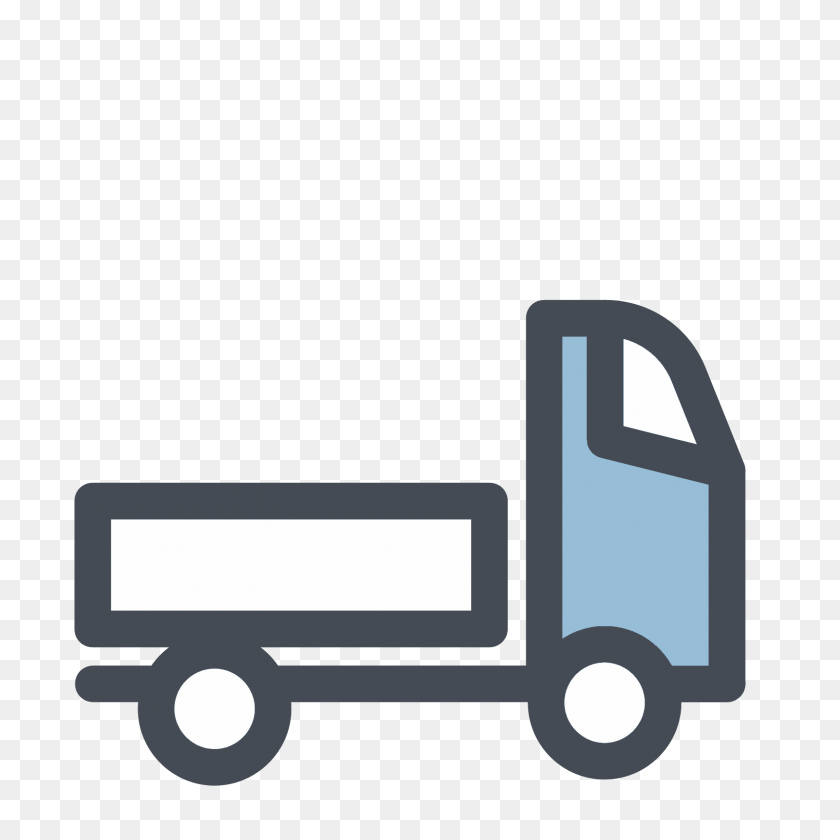 1600x1600 Waggon Truck Icon - Truck Icon PNG